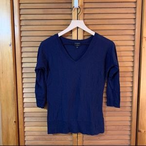 Navy Blue Sweater Top